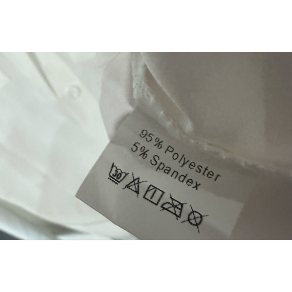 Women's White Button Down Shirt XXL - Picture 4 of 4